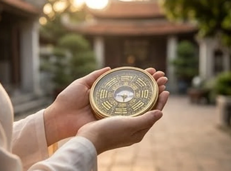 Cách tính cung mệnh theo năm sinh: công thức chuẩn cho nam nữ 8 Chiếc la bàn phong thủy cổ điển đang chỉ về phương vị thuộc nhóm Đông tứ trạch