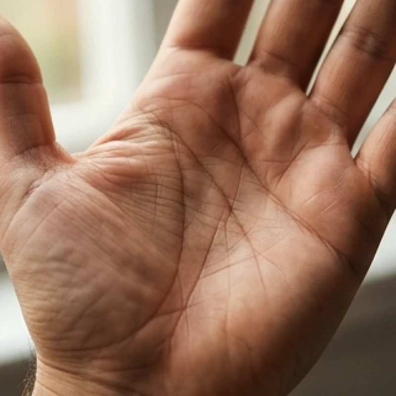 Lòng bàn tay có vân chữ M sâu rõ nét giao cắt giữa các đường sinh đạo trí đạo và tâm đạo