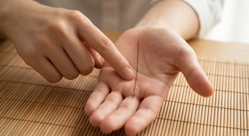 Đường sự nghiệp bị đứt đoạn: Ý nghĩa mốc tuổi và cách cải vận 1 Lòng bàn tay mở với đường sự nghiệp hiển thị rõ ràng những vết ngắt quãng ngắn đại diện cho khoảng nghỉ ngơi