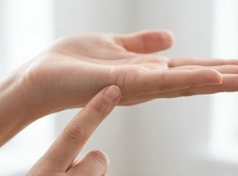 Vị trí đường hôn nhân nằm ngang mép ngoài của bàn tay bên dưới gốc ngón út