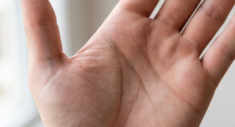 Đường sinh mệnh ở nam: Quy tắc xem tay và luận sự nghiệp 7 Đường sinh mệnh ở nam bị ngắt quãng với một khoảng trống nhỏ ở giữa lòng bàn tay