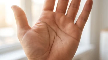 Bàn tay có đường sinh mệnh rẽ nhánh ở phần đuôi thể hiện sự dịch chuyển và thay đổi môi trường sống