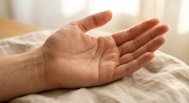 Đường sự nghiệp dài: Tiêu chuẩn nhận biết và ý nghĩa luận giải 4 Hình ảnh cận cảnh nếp vân chạy dọc kéo dài và điểm giao cắt với đường tình duyên ngang trên bàn tay nữ giới