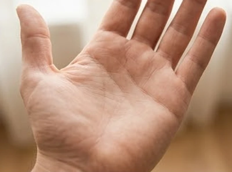 Đường sự nghiệp ngắn: Luận giải ý nghĩa và hướng hóa giải 3 Cận cảnh bàn tay mở rộng hiển thị các đường chỉ tay mờ dần tại vùng trũng ở đồng bằng Hỏa Tinh