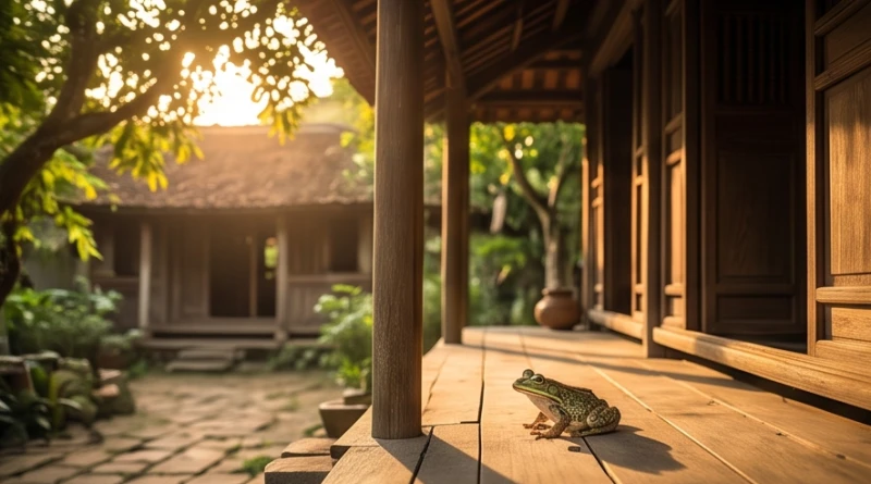 Mơ thấy con ếch là điềm gì? Giải mã chi tiết và cách hóa giải 3 Chú ếch mang theo năng lượng thủy nhảy qua hiên nhà mang đến nguồn vượng khí