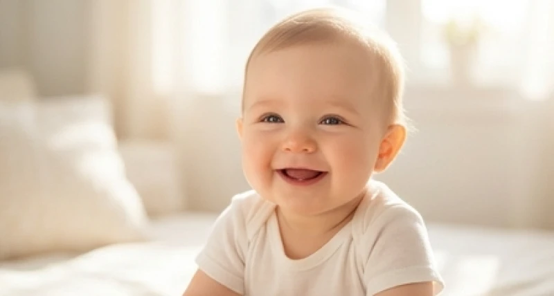 Mơ thấy em bé cười: Ý nghĩa tâm linh, tâm lý & con số may mắn 1 Nụ cười rạng rỡ của trẻ thơ trong không gian ngập tràn ánh sáng tượng trưng cho vượng khí đang hội tụ.