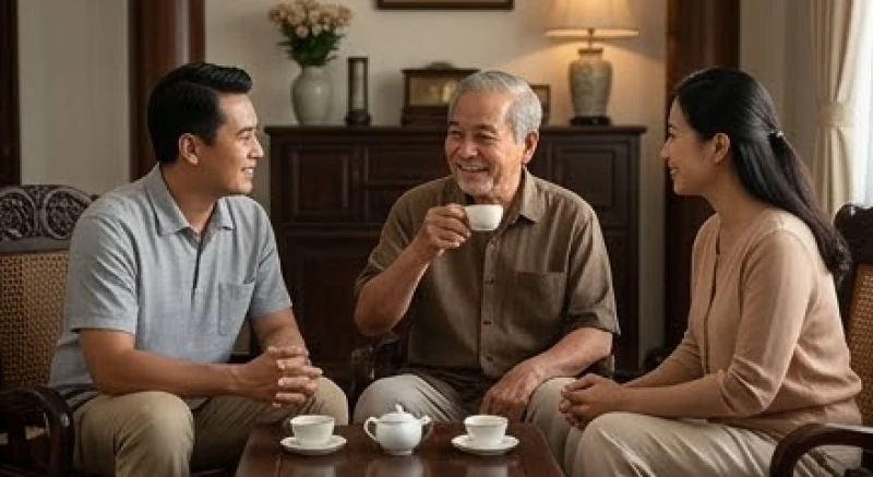 Tử vi trọn đời tuổi Quý Mùi 1943 nam mạng: Hậu vận chi tiết 2 Người cao tuổi sinh năm 1943 tận hưởng niềm vui gia đạo bình an bên con cháu mang tuổi tương hợp