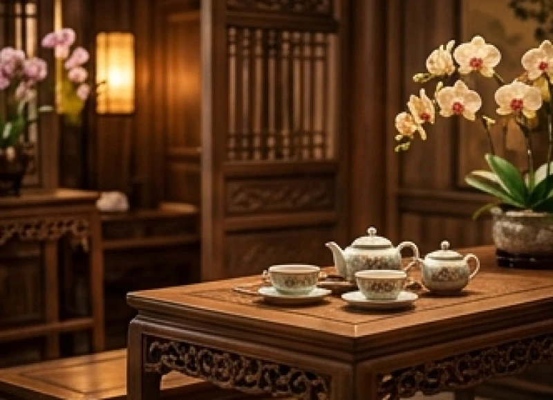 Không gian phòng khách bằng gỗ truyền thống mang lại cảm giác viên mãn cho gia đình