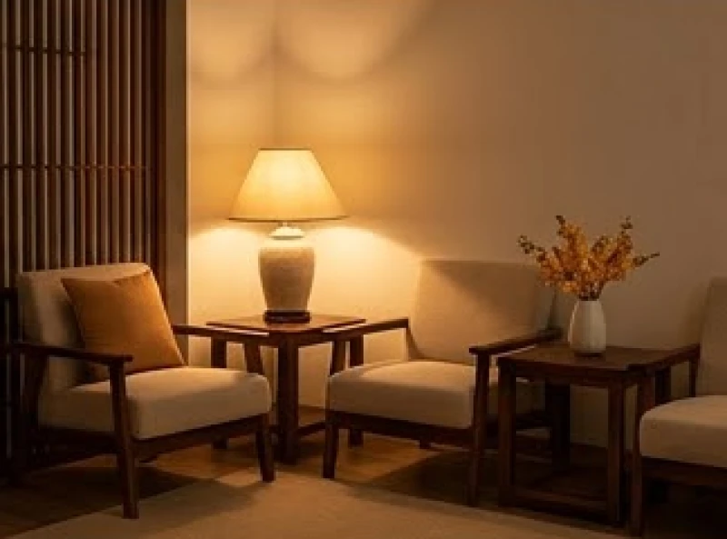 Bầu không khí ấm áp trong phòng khách thể hiện sự hòa thuận và thấu hiểu giữa các thế hệ