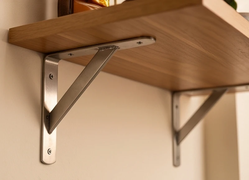 Lắp thêm giá đỡ ke góc inox để tăng cường khả năng chịu lực cho bàn thờ