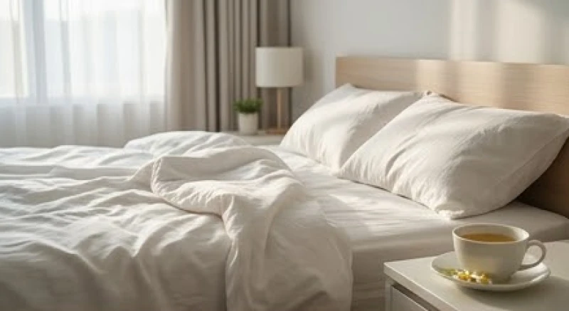 Mơ thấy nhổ răng sâu: Điềm báo thanh lọc vận xui và con số tài lộc 1 Không gian phòng ngủ yên tĩnh phản ánh tâm trạng thoải mái của người vừa thức dậy sau giấc mơ nhổ răng sâu