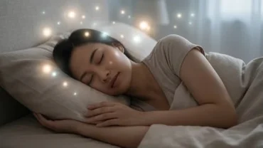 Một người đang ngủ say giữa không gian yên bình để tìm hiểu giấc mơ tiên tri có thật không