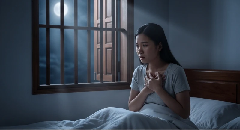 Cảm giác hoang mang và lo âu khi giật mình tỉnh giấc vì mơ thấy ma kéo tay