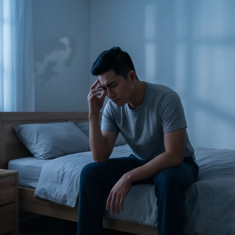 Người đàn ông Việt Nam ôm đầu suy nghĩ sau giấc mộng lén lút bị phát hiện