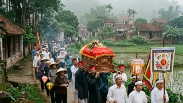 Khung cảnh thanh tịnh mang tính biểu tượng giúp giải mã giấc mơ thấy đám ma và sự chuyển hóa năng lượng