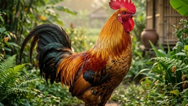 Hình ảnh phong thủy minh họa chi tiết giải mã giấc mơ thấy gà và các điềm báo