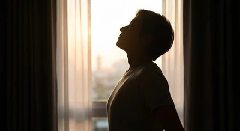 Mơ thấy rụng răng chảy máu: Giải mã điềm báo và bộ số may mắn 5 Một người hít thở sâu tận hưởng cảm giác nhẹ nhõm thư giãn trong không gian yên tĩnh
