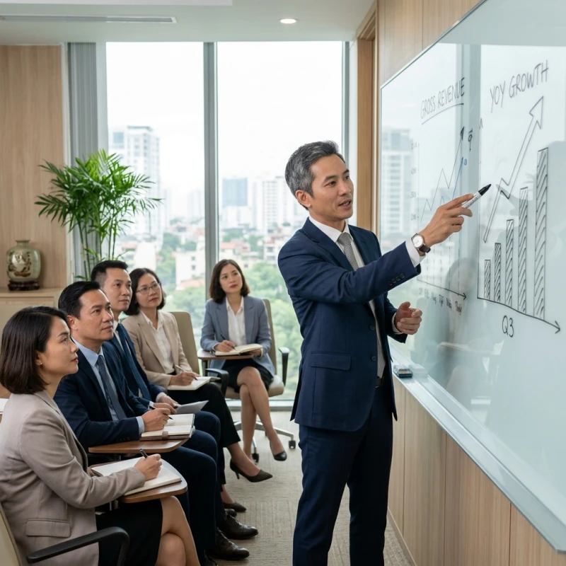 Tuổi Sửu hợp làm ăn với tuổi nào: định hướng đối tác & phân vai 4 Giám đốc tài chính tự tin trình bày chiến lược huy động vốn và dự phóng dòng tiền trước ban lãnh đạo