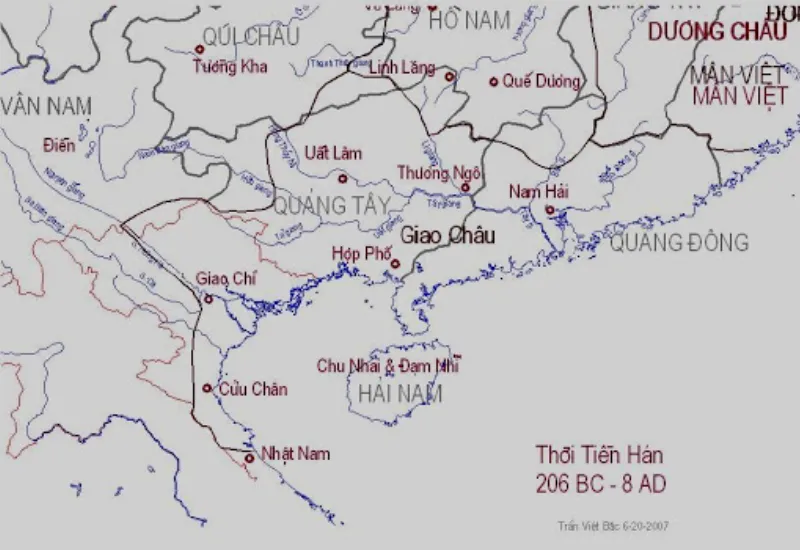 giao chi thời Tien Han