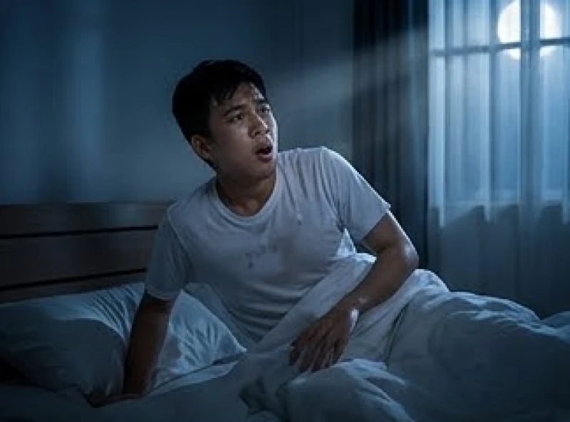 Mơ thấy làm bài kiểm tra: Ý nghĩa theo môn học & mẹo xả stress 5 Người trưởng thành choàng tỉnh giữa đêm với khuôn mặt lấm tấm mồ hôi vì cơn ác mộng phòng thi