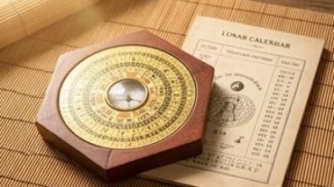 La bàn phong thủy và lịch vạn niên cổ giúp xác định giờ hoàng đạo hợp tuổi dần chính xác