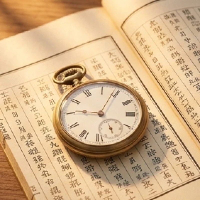 Đồng hồ quả lắc cổ điển kết hợp cùng cuốn lịch vạn sự thể hiện việc chọn đúng khung giờ hoàng đạo khởi sự