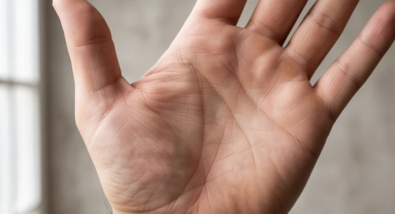 Đường chỉ tay chạy vòng cung xuống cổ tay và ôm trọn vùng gò Kim Tinh nhô cao