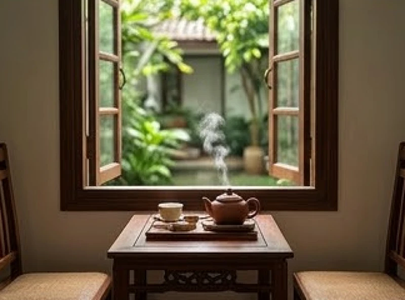 Tử vi tuổi Kỷ Hợi 1959 năm 2027: Bài khấn giải sao và hạn tuổi 8 Không gian thưởng trà yên tĩnh giúp hóa giải sự bồn chồn lo âu do hạn Địa Võng mang lại