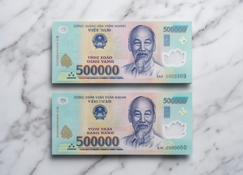 Mơ thấy tờ tiền 500: Giải mã góc nhìn tâm lý & bộ số tài lộc 5 Hai tờ tiền 500 nghìn đồng đặt song song trên bàn làm việc tượng trưng cho sự cân bằng và đồng hành