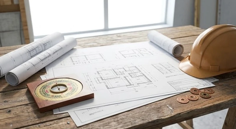 Thiết kế kiến trúc và nghi lễ động thổ làm nhà cần xem xét kỹ lưỡng các hạn Hoang Ốc