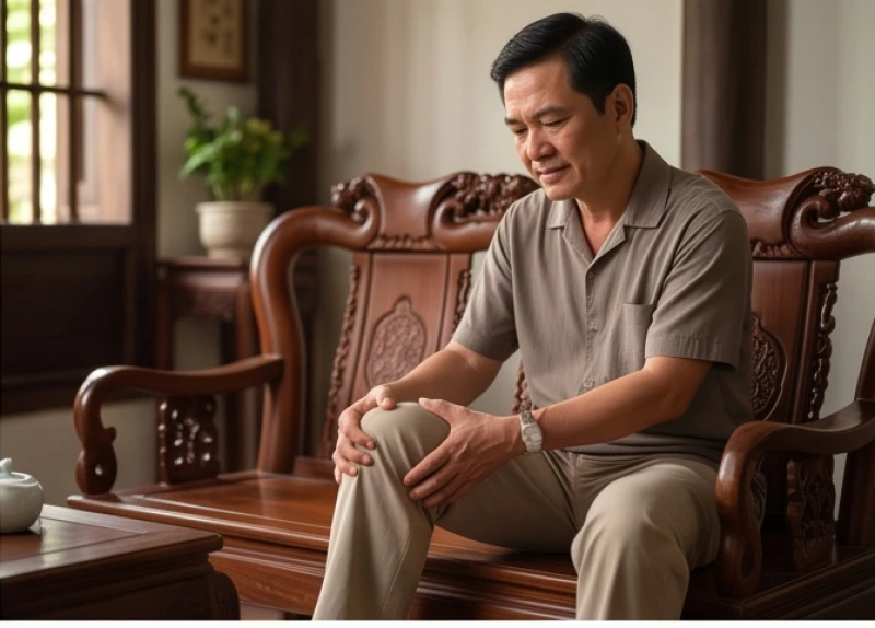 Sao hạn tuổi Tuất năm 2027: Bảng tra tổng hợp và sơ đồ cắm nến 3 Nam giới xoa bóp cổ tay và đầu gối do ảnh hưởng của hạn Tam Kheo liên quan đến xương khớp