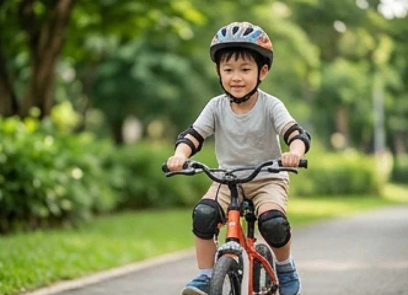 Kỷ Hợi 2019 mệnh gì: Nạp âm Bình Địa Mộc & tra cứu hướng hợp 7 Cậu bé cẩn thận đội mũ bảo hiểm và đồ bảo hộ khi vui chơi thể thao ngoài trời