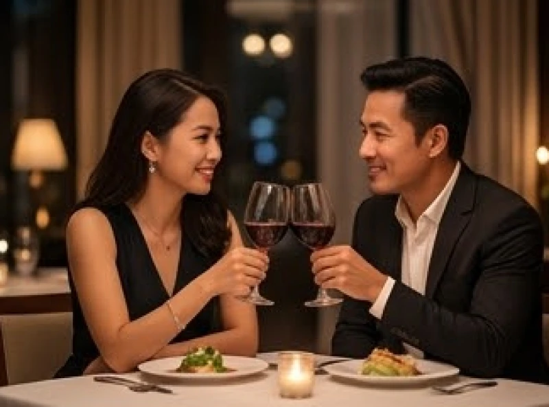 Vợ chồng Kỷ Tỵ tận hưởng buổi tối hẹn hò lãng mạn dưới ánh nến lung linh để giải tỏa áp lực