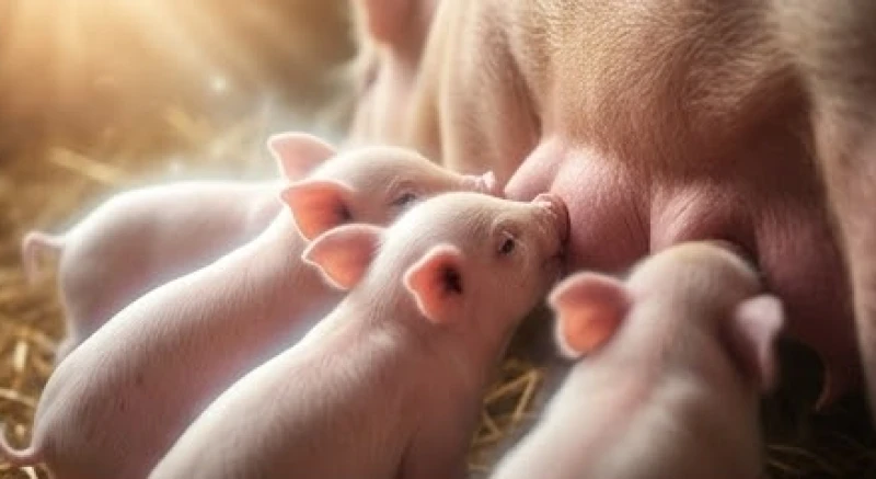 Dòng sữa dồi dào từ heo mẹ tượng trưng cho Thủy khí luân chuyển mang lại sinh khí và tài lộc không ngừng