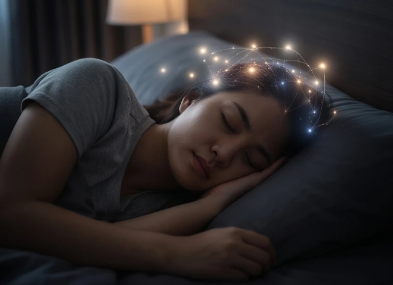 Người chìm trong giấc ngủ sâu khi trải nghiệm hiện tượng mơ thấy tương lai của mình qua não bộ