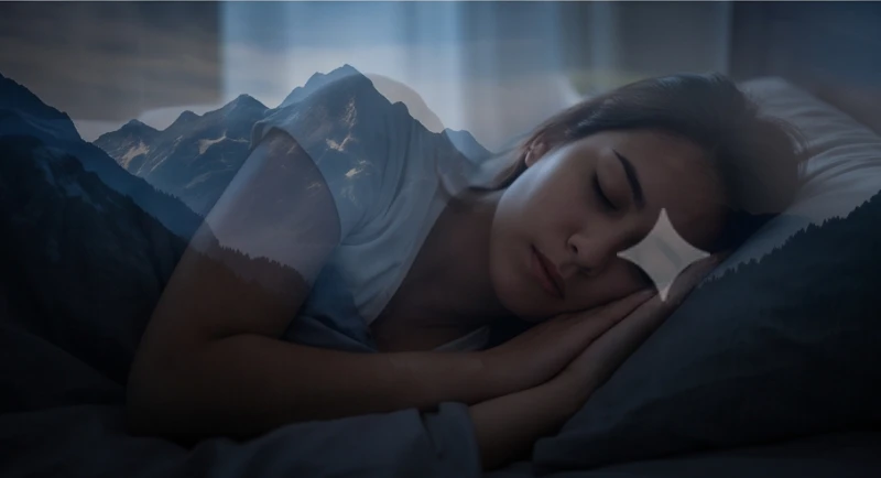Mơ thấy cảnh thiên nhiên: Giải mã điềm báo & con số may mắn 8 Người ngủ say trên giường trong khi tâm trí kiến tạo nên hình ảnh chân thực của những cảnh quan vĩ đại