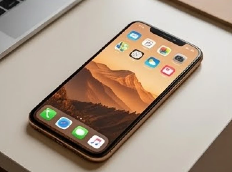 Tài lộc tuổi Ngọ: Cách xác định góc tụ tài bằng la bàn 9 Màn hình điện thoại hiển thị cảnh đồi núi rực rỡ với các ứng dụng xếp gọn gàng
