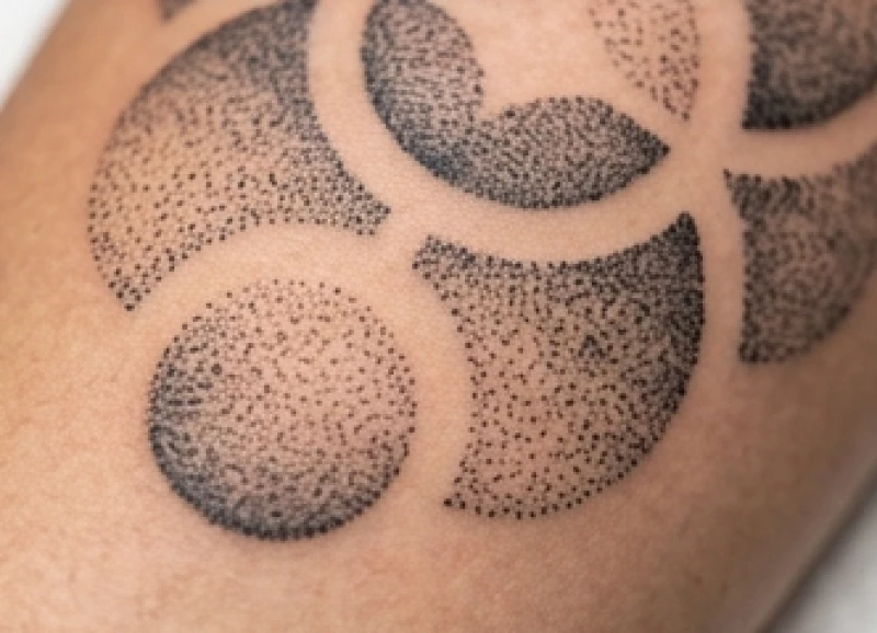 Hình xăm hoa văn hợp tuổi Thân: Chọn đường nét chuẩn ngũ hành 5 Kỹ thuật xăm dotwork tạo khối tròn 3D cho người tuổi Thân mệnh Kim