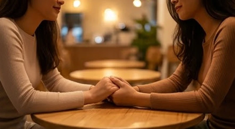 Mơ thấy bạn thân chết: Giải mã tâm lý và cách xử lý thực tế 3 Hai bàn tay nắm chặt lấy nhau thể hiện sự tha thứ và gắn kết sau những hiểu lầm trong tình bạn