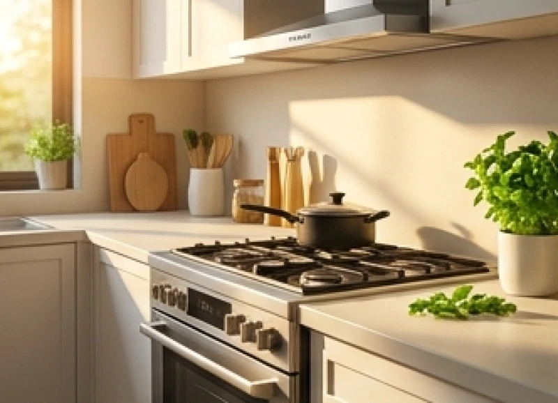 Bếp nấu đặt hướng Đông Nam giúp hóa giải sát khí Tuyệt Mệnh cho gia chủ 1972