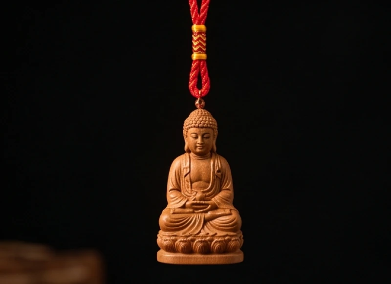 Sử dụng tượng Phật bằng gỗ để hóa giải sự xung khắc ngũ hành khi lỡ chọn sai màu sắc