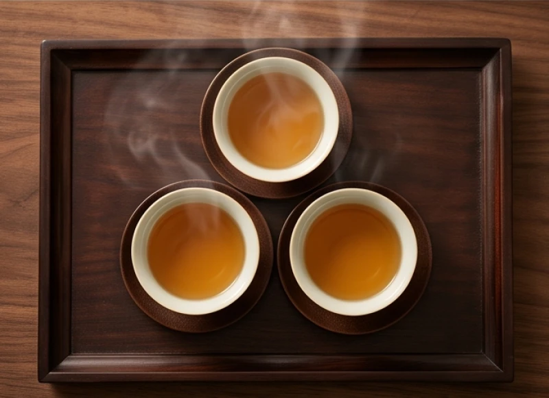 Tách trà cân bằng năng lượng thể hiện sự hòa giải trong các mối quan hệ xung khắc