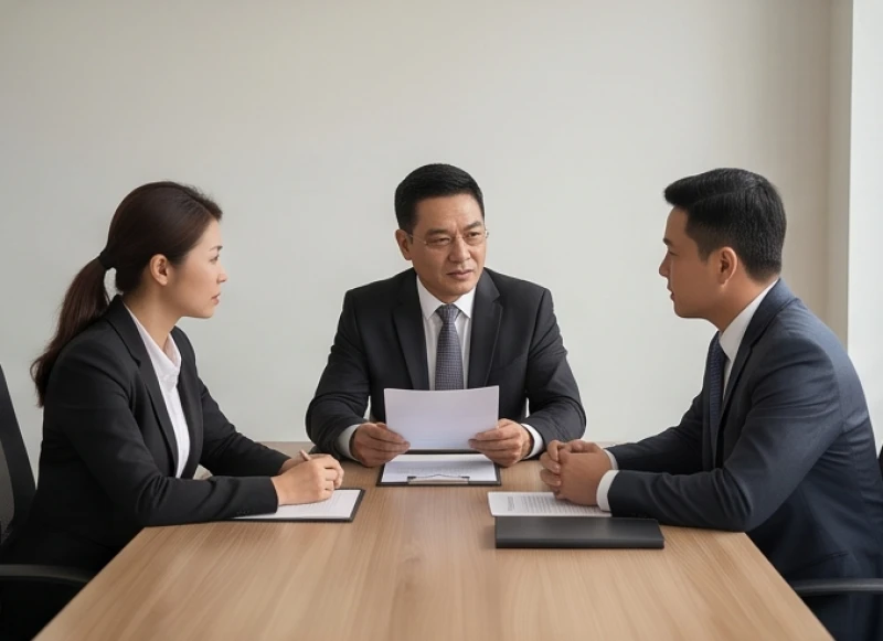 Tử vi trọn đời tuổi Nhâm Thân 1992 nam mạng: Mốc hạn và tuổi kỵ 6 Ba người thảo luận hợp đồng kinh doanh với sự xuất hiện của người trung gian nhằm hóa giải tuổi đại kỵ