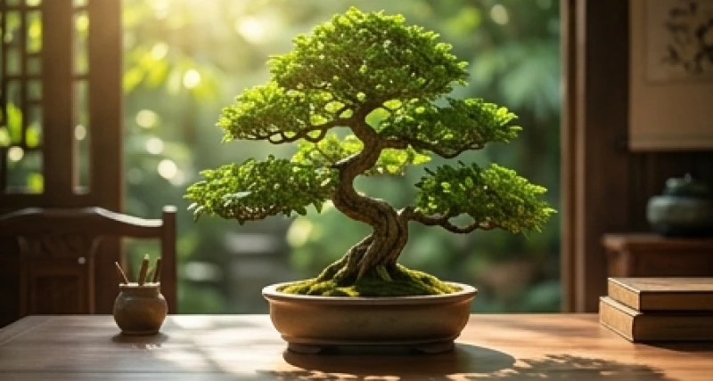 Tử vi trọn đời tuổi Nhâm Thìn 1952 nam mạng: Luận giải hậu vận 7 Một chậu cây xanh tươi tốt đặt trên bàn làm việc tượng trưng cho hành Mộc giúp cân bằng năng lượng
