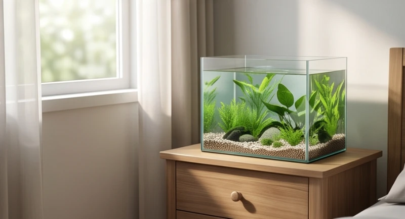 Mơ thấy cá trê là điềm báo gì? Tra cứu cát hung và con số hợp 8 Không gian phòng ngủ yên bình với một chiếc bình thủy sinh nhỏ giúp cân bằng lại nguồn năng lượng