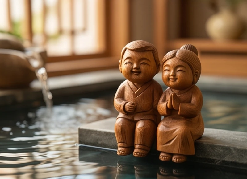 Tứ hành xung tuổi Mão: Chi tiết theo nạp âm và cách hóa giải 10 Cặp tượng gỗ nhỏ biểu tượng gia đình hạnh phúc được đặt ngay cạnh đài phun nước mini