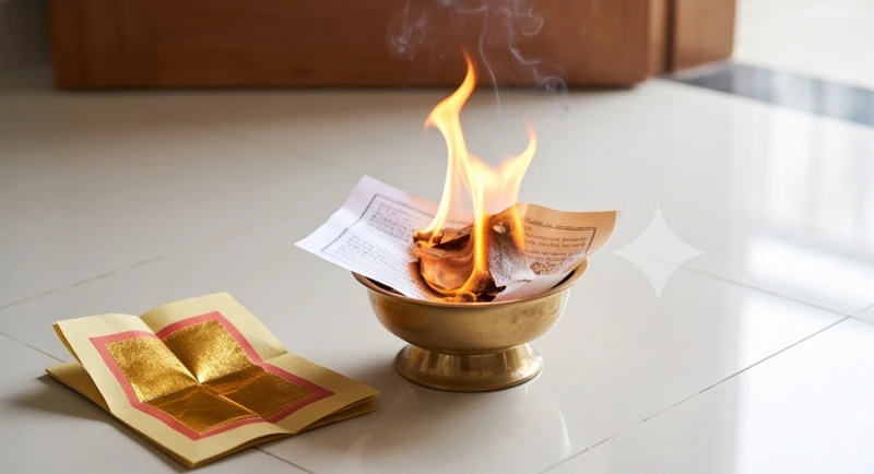 Văn khấn chuộc nhà khi mượn tuổi: Toàn văn bài khấn và mẫu giấy 8 Gia chủ cẩn thận hóa vàng tờ giấy chuyển nhượng tâm linh cùng tiền vàng mã sau lễ cúng