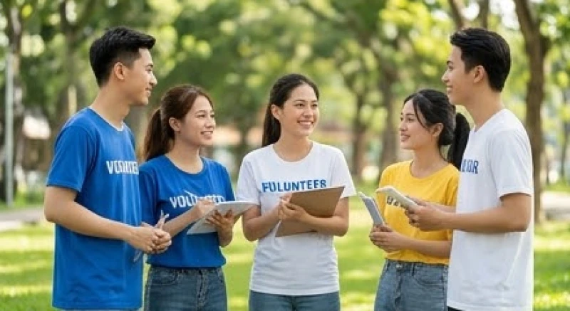 Tử vi tuổi Đinh Hợi 2007 năm 2027: Sao hạn và lịch xuất hành 4 Nhóm sinh viên trẻ tuổi vui vẻ tham gia hoạt động thiện nguyện ngoài trời với cộng đồng