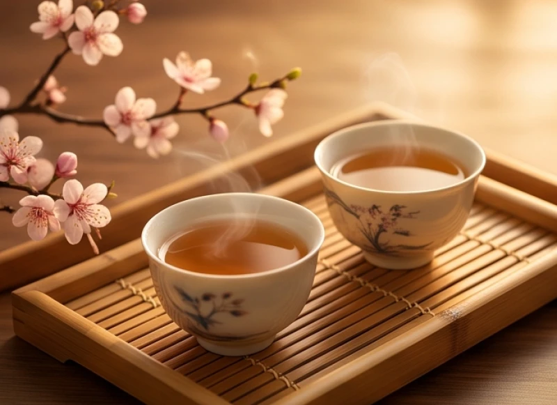 Bữa trà ấm cúng tượng trưng cho cuộc sống gia đạo êm ấm và thấu hiểu lẫn nhau