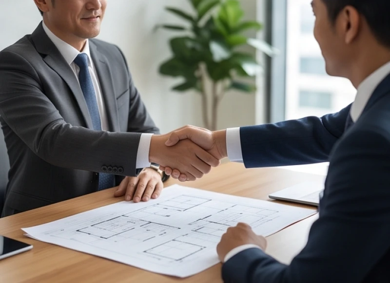 Tử vi trọn đời tuổi Quý Hợi 1983 nam mạng: Diễn tiến và mốc hạn 9 Hai đối tác đang bắt tay thỏa thuận hợp tác kinh doanh thành công và thuận lợi
